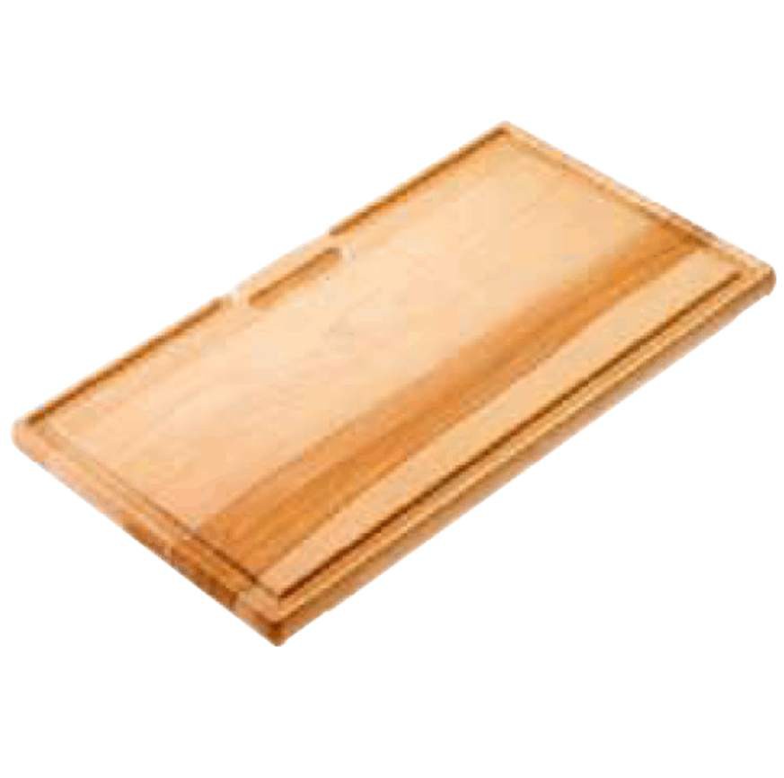 Snijplank (342 x 410 x 20 mm) in Iroko hout voor Tokay spoeltafels